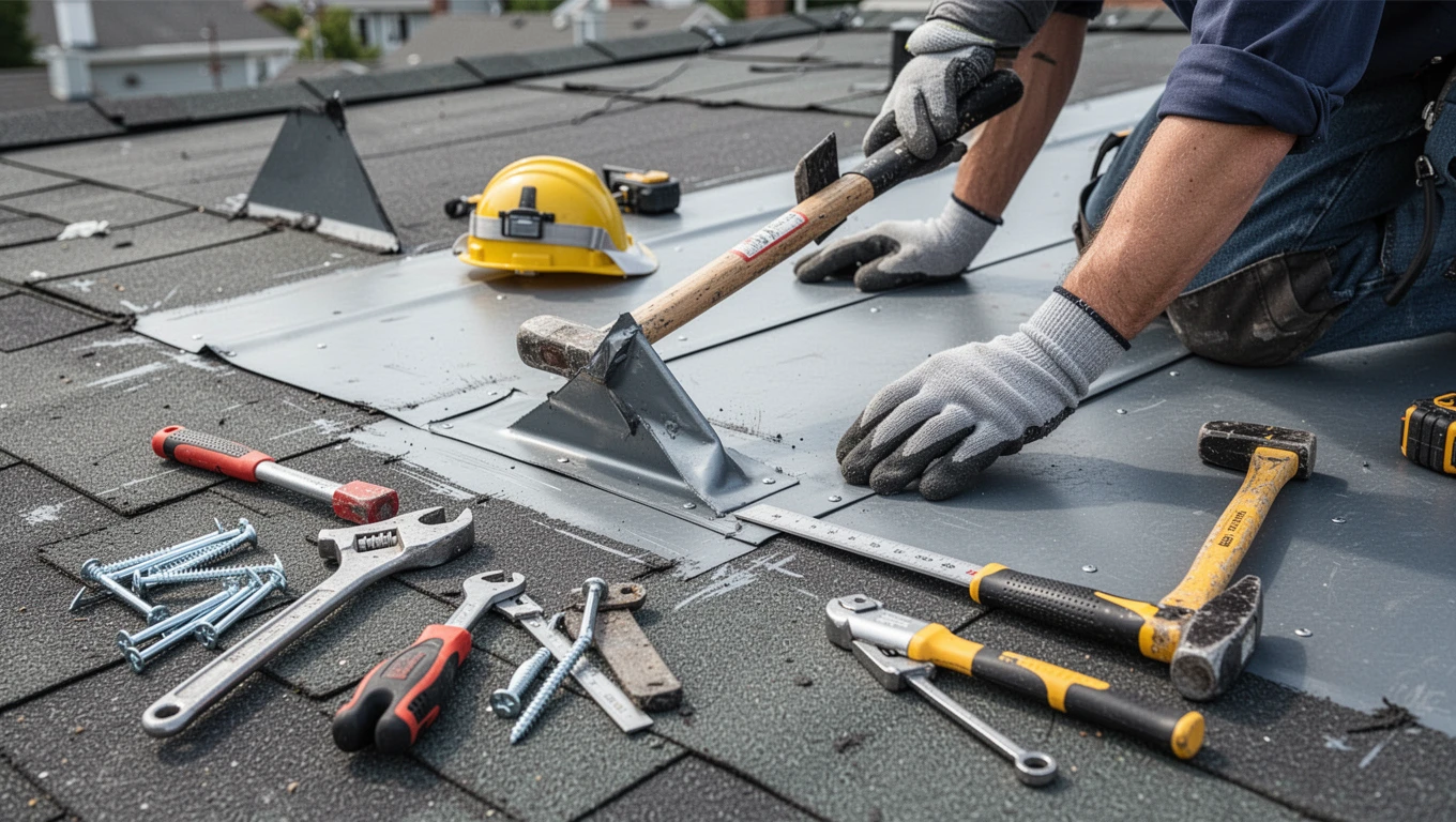 Roof Flashing Repair